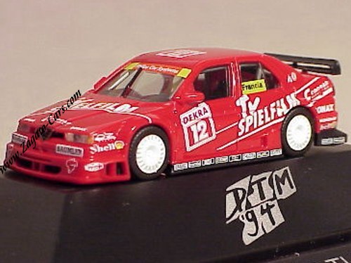 Herpa Motorsport 1/87 scale Alfa Romeo 155 V6 Ti, Schübel Team # 12, Giorgio Francia Herpa Motorsport 1/87 scale Alfa Romeo 155 V6 Ti, Schübel Team # 12, Giorgio Francia