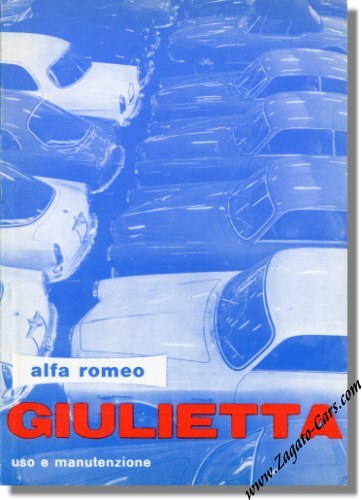 1962 Alfa Romeo Giulietta Berlina Sprint Spider Veloce SS SZ 