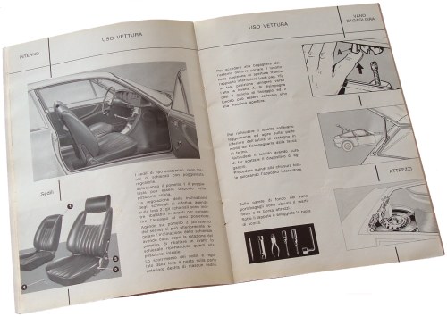 1970 Alfa Romeo Junior Z 1300 Zagato Owners Manual