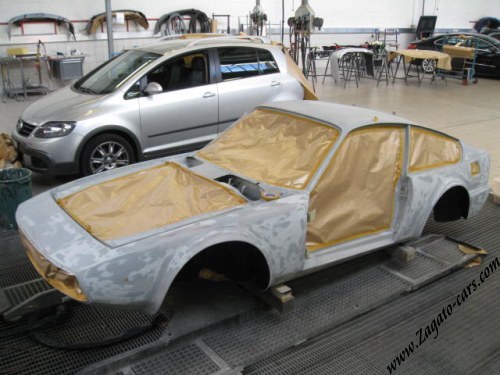 Alfa Romeo Junior Zagato 1600 3060140 Under restoration in 2010 while 
