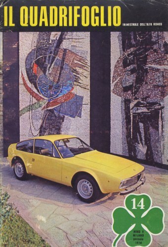 Alfa Romeo Junior Zagato 1300 in Il Quadrifoglio January 1970