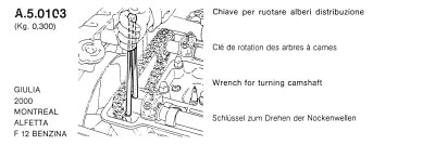 Schlssel zum Drehen der Nockenwellen (11669 Bytes)