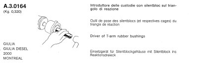 Einsetzgert fr Silentblock Reaktionsdreieck (8703 Bytes)